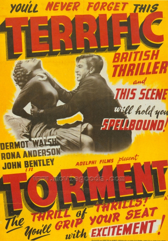 MOVEH4746 Torment Movie Poster - 27 x 40 in.