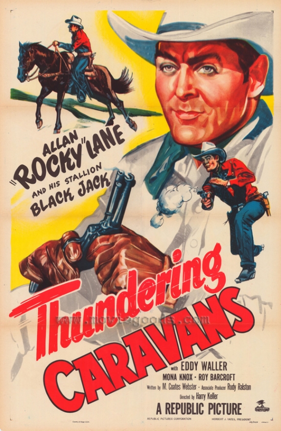 MOVEH5032 Thundering Caravans Movie Poster - 27 x 40 in.