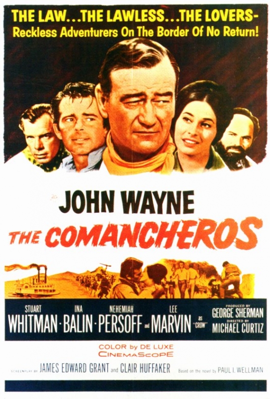 MOVEH8726 The Comancheros Movie Poster - 27 x 40 in.