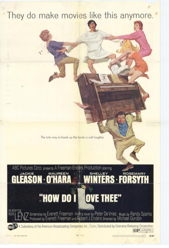 MOVEH9727 How Do I Love Thee Movie Poster - 27 x 40 in.