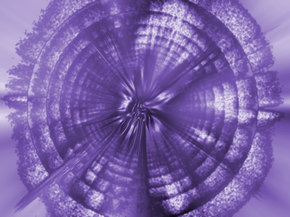 A Purple Circle Poster Print by Tim Antoniuk, 32 x 24 - Large