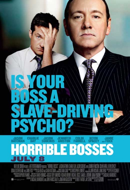 Horrible Bosses Movie Poster  27 x 40 in