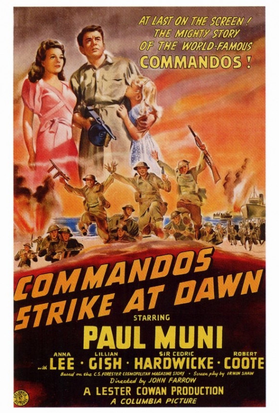 Commandos Strike at Dawn Movie Poster - 27 x 40 in.
