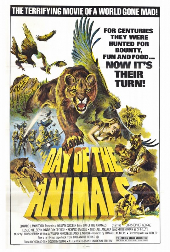 MOVGF0425 Day of the Animals Movie Poster - 27 x 40 in.