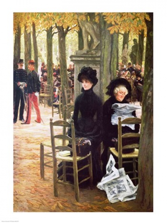 Without A Dowry Poster Print by James Jacques Joseph Tissot - 18 x 24 in.