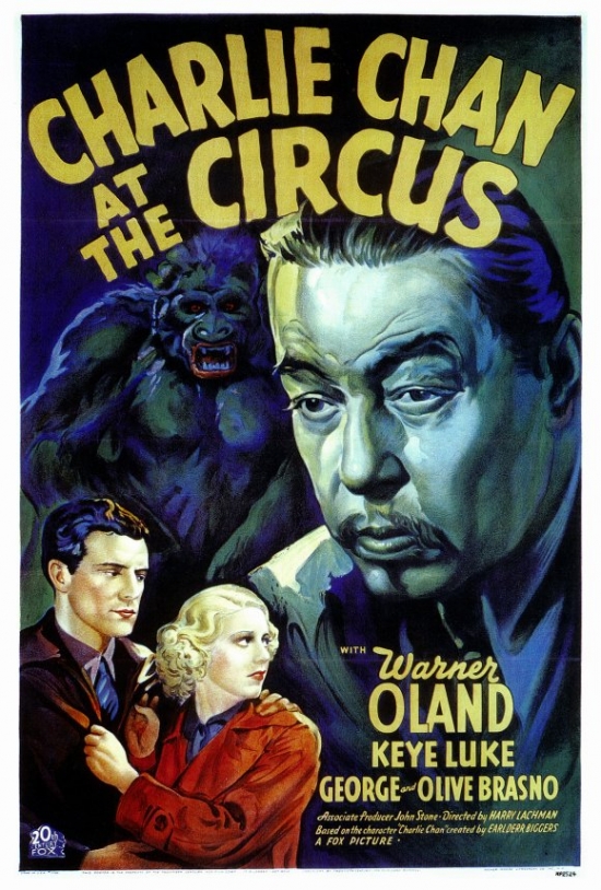 MOVGF6172 Charlie Chan at the Circus Movie Poster  27 x 40 in