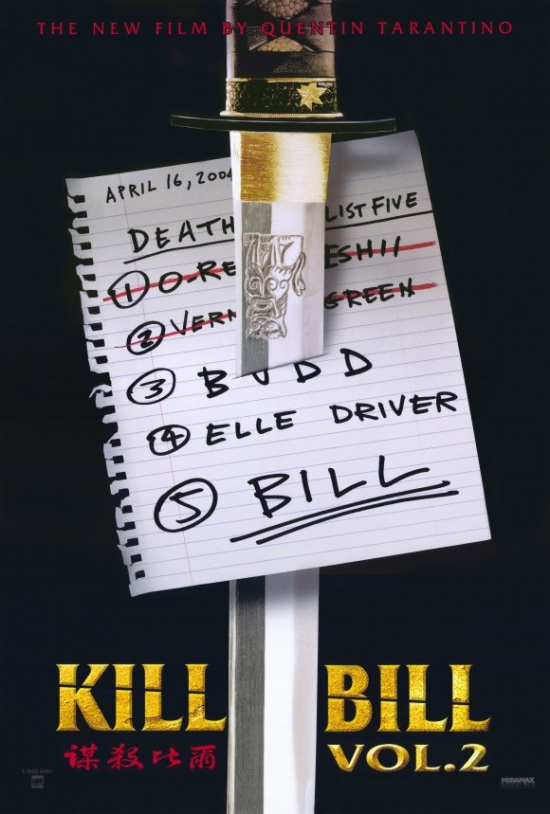 MOVGF8402 Kill Bill Vol 2 Movie Poster - 27 x 40 in.