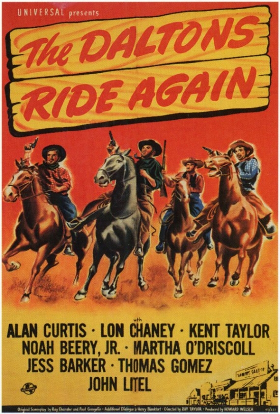 MOVGF9334 The Daltons Ride Again Movie Poster - 27 x 40 in.