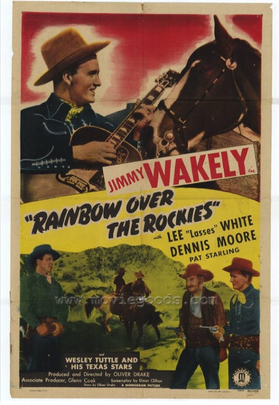 MOVCH6692 Rainbow Over the Rockies Movie Poster - 27 x 40 in.