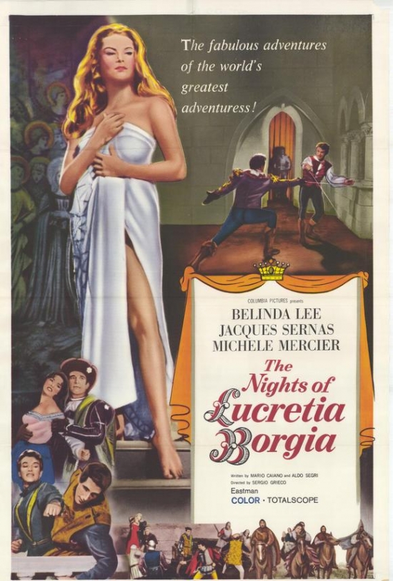 The Nights of Lucretia Borgia Movie Poster - 27 x 40 in.