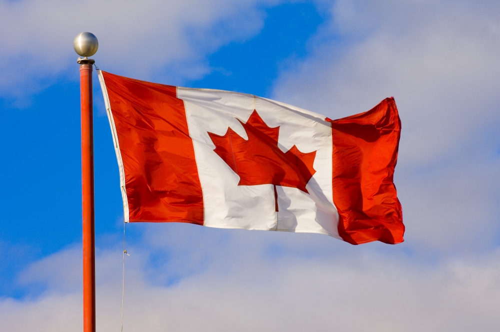 A Canada Flag Poster Print by Corey Hochachka, 34 x 22 - Large