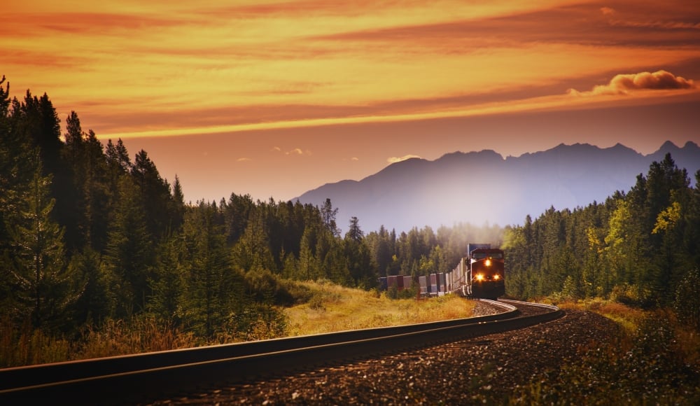 An Oncoming Train Poster Print by Kelly Redinger - 18 x 10