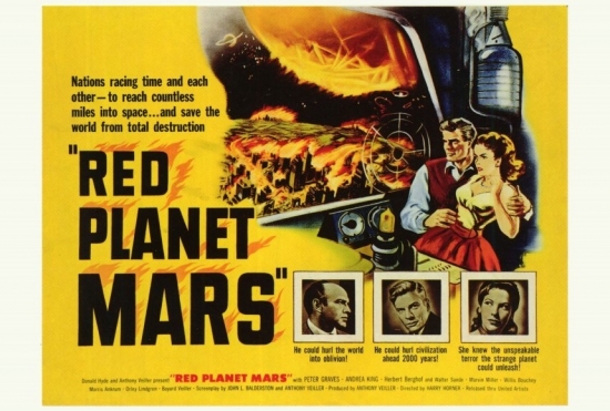 MOVEF4323 Red Planet Mars Movie Poster - 27 x 40 in.