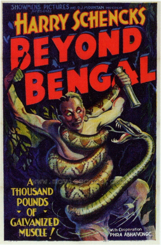 MOVEF6296 Beyond Bengal Movie Poster - 27 x 40 in.