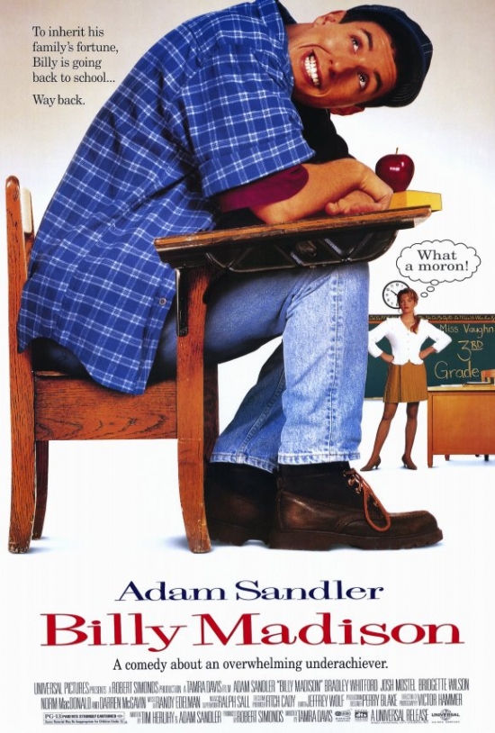 Billy Madison Movie Poster - 27 x 40 in.