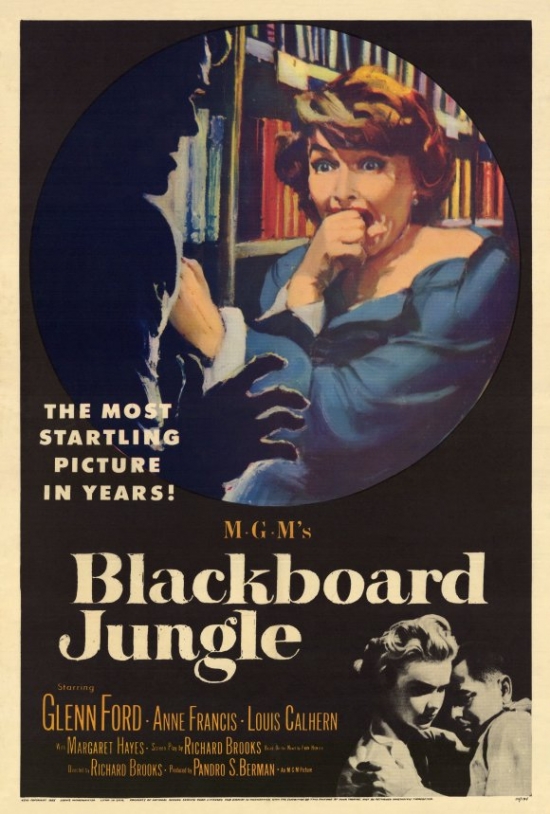 MOVEF7367 Blackboard Jungle Movie Poster - 27 x 40 in.