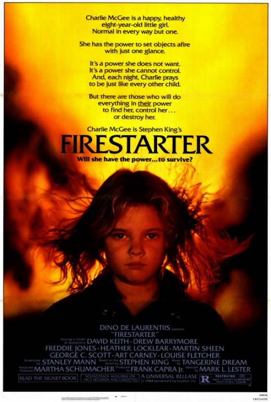 MOVEF8303 Firestarter Movie Poster - 27 x 40 in.