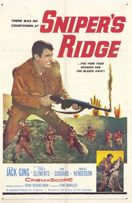 MOVEH0108 Snipers Ridge Movie Poster - 27 x 40 in.