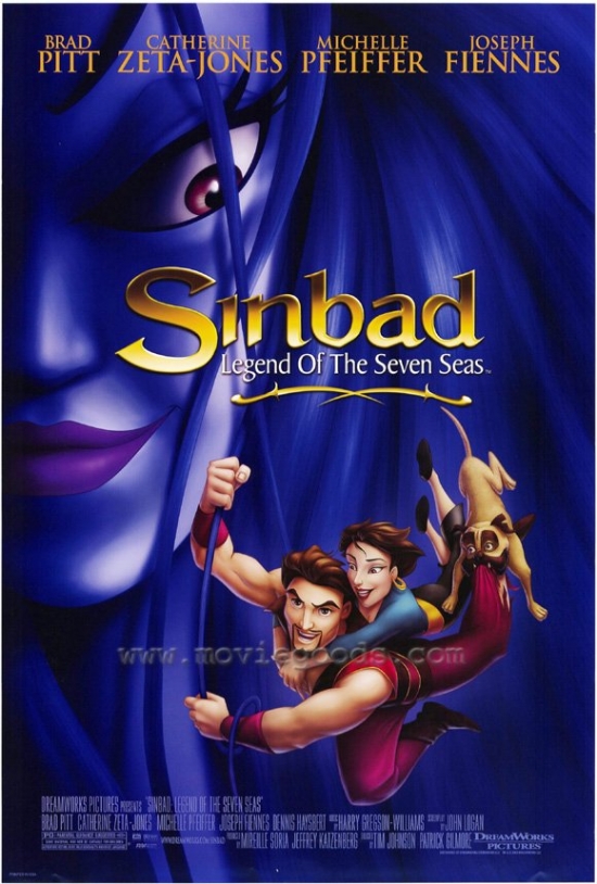 MOVEH1690 Sinbad-Legend of the Seven Seas Movie Poster - 27 x 40 in.
