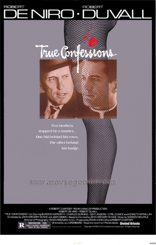 MOVEH8704 True Confessions Movie Poster - 27 x 40 in.
