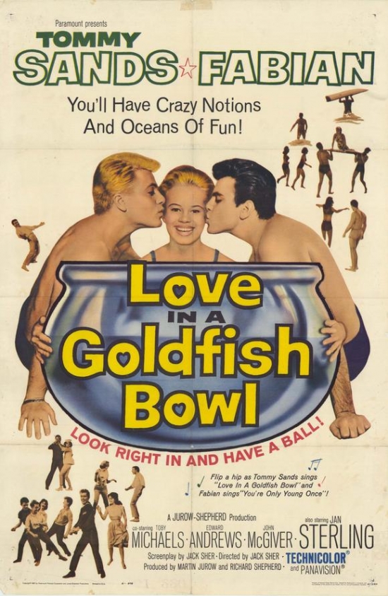 MOVEH9191 Love in a Goldfish Bowl Movie Poster - 27 x 40 in.