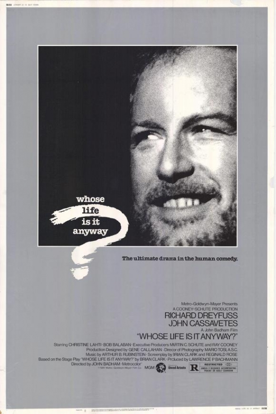 MOVEH9300 Whose Life is It Anyway Movie Poster - 27 x 40 in.