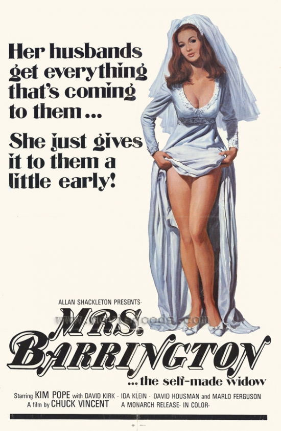 Mrs. Barrington Movie Poster - 27 x 40 in.