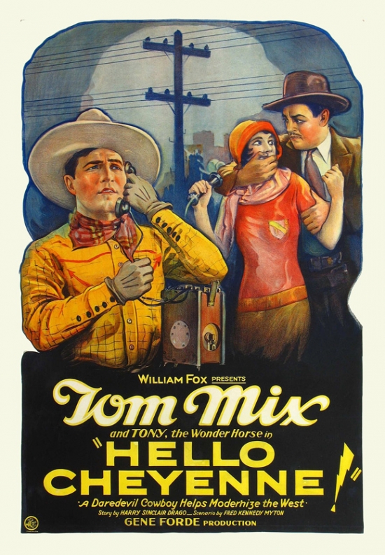 MOVEI4594 Hello Cheyenne Movie Poster - 27 x 40 in.