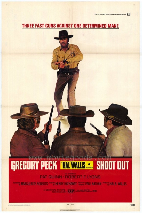 Shoot Out Movie Poster - 27 x 40 in.