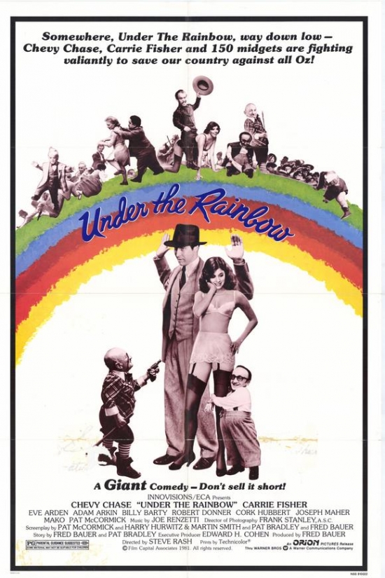MOVAH8704 Under the Rainbow Movie Poster - 27 x 40 in.