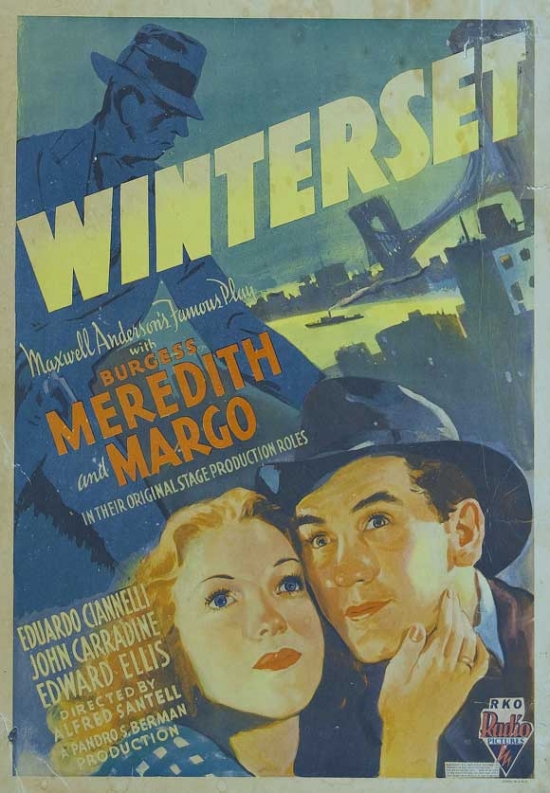 MOVAI3575 Winterset Movie Poster - 27 x 40 in.