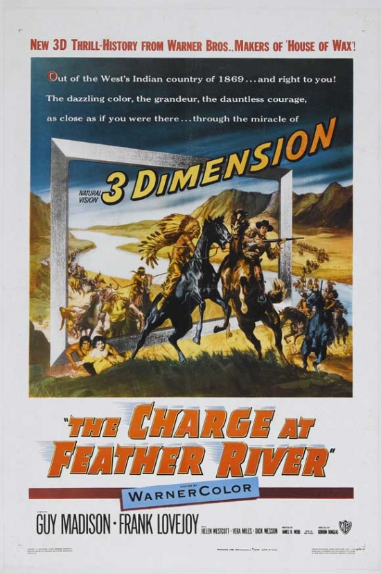 MOVAJ4918 The Charge at Feather River Movie Poster - 27 x 40 in.