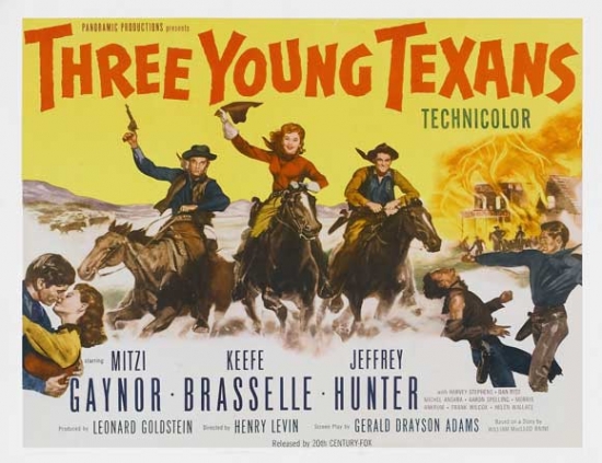 Three Young Texans Movie Poster - 27 x 40 in.