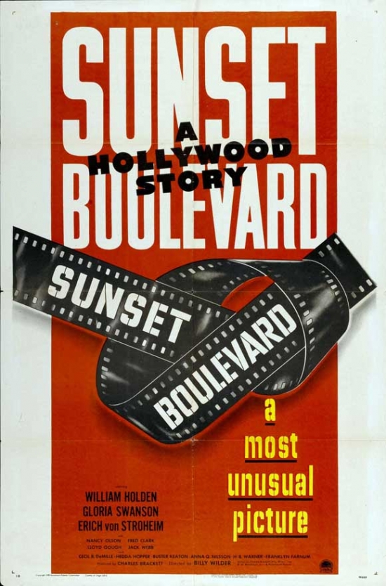 Sunset Blvd. Movie Poster - 27 x 40 in.