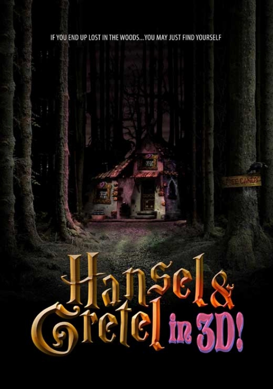 Hansel & Gretel in 3D Movie Poster - 27 x 40 in.