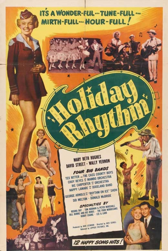 MOVCB75024 Holiday Rhythm Movie Poster - 27 x 40 in.