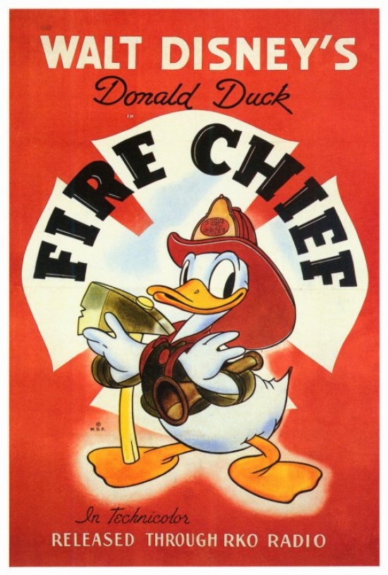 MOVCF3301 Fire Chief Movie Poster - 27 x 40 in.