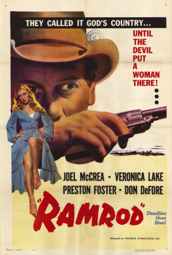 MOVCF4401 Ramrod Movie Poster - 27 x 40 in.