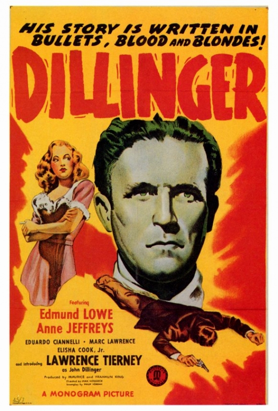 Dillinger Movie Poster - 27 x 40 in.
