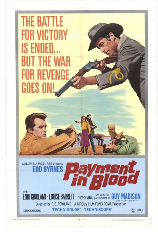 Payment in Blood Movie Poster