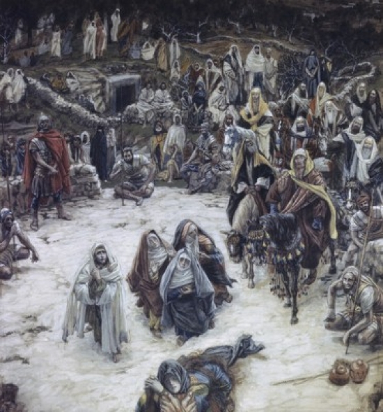SAL9999299 What Christ Saw From the Cross 1886-1894 James Tissot 1836-1902 French Gouache Brooklyn Museum New York USA - 18 x 24 in.