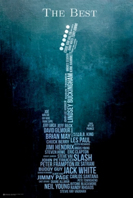 Guitar the Best Poster Print - 24 x 36 in.