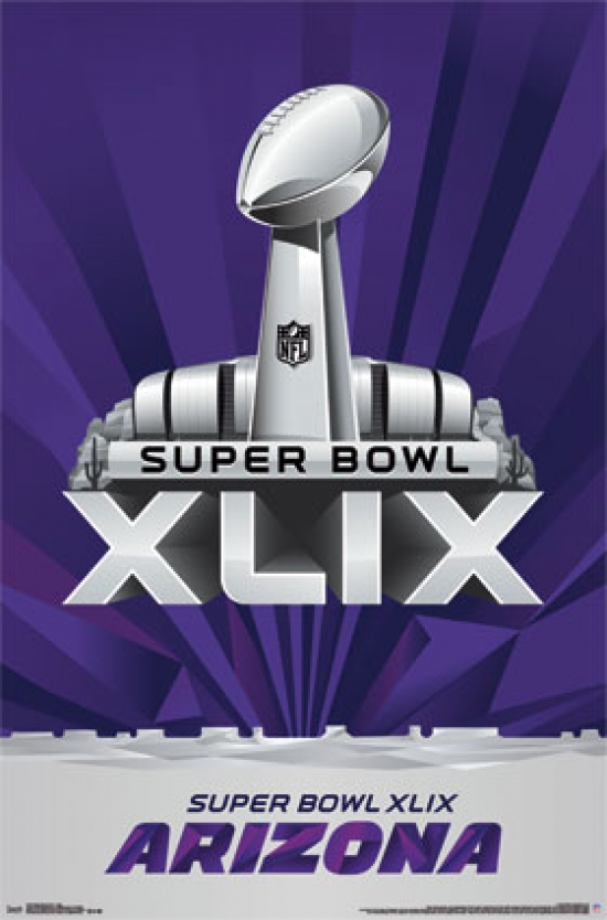 Super Bowl Xlix - Logo Poster Print