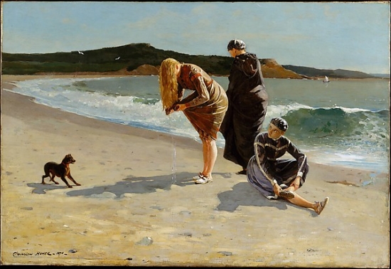 MET11117 Eagle Head Manchester Massachusetts High Tide Poster Print by Winslow Homer American Boston Massachusetts