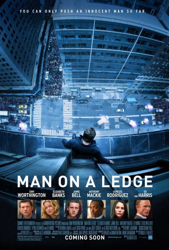 Man on a Ledge Movie Poster - 27 x 40 in.
