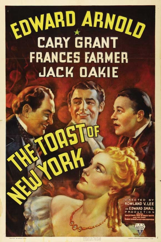 MOVAB56020 The Toast of New York Movie Poster - 27 x 40 in.