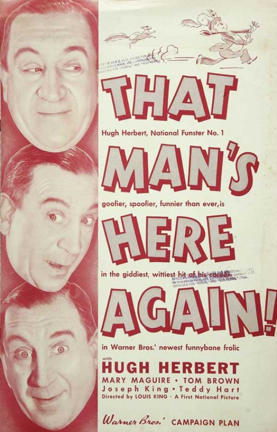 That Mans Here Again Movie Poster - 27 x 40 in.