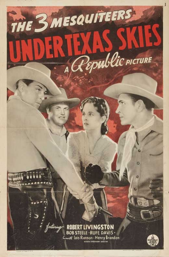 Under Texas Skies Movie Poster - 27 x 40 in.