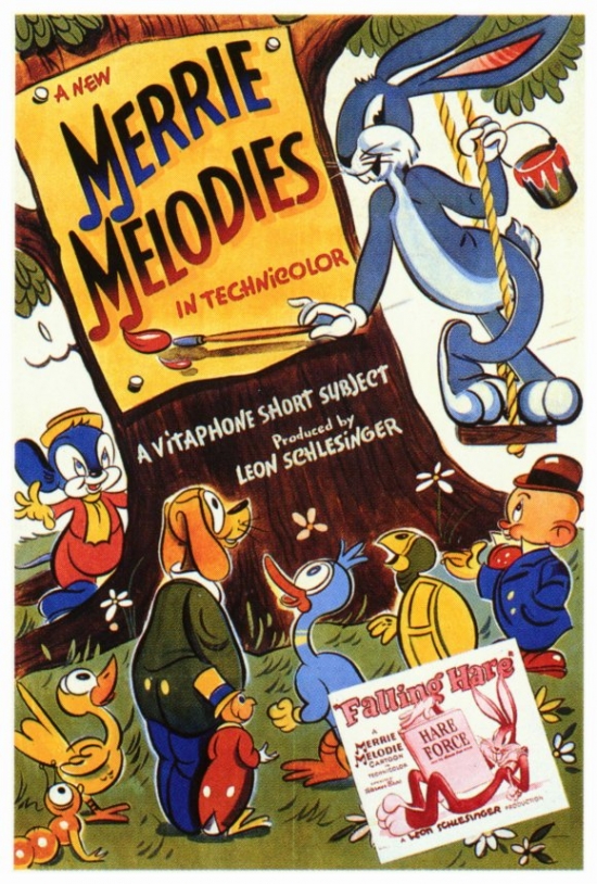 MOVAF0355 Falling Hare Movie Poster - 27 x 40 in.