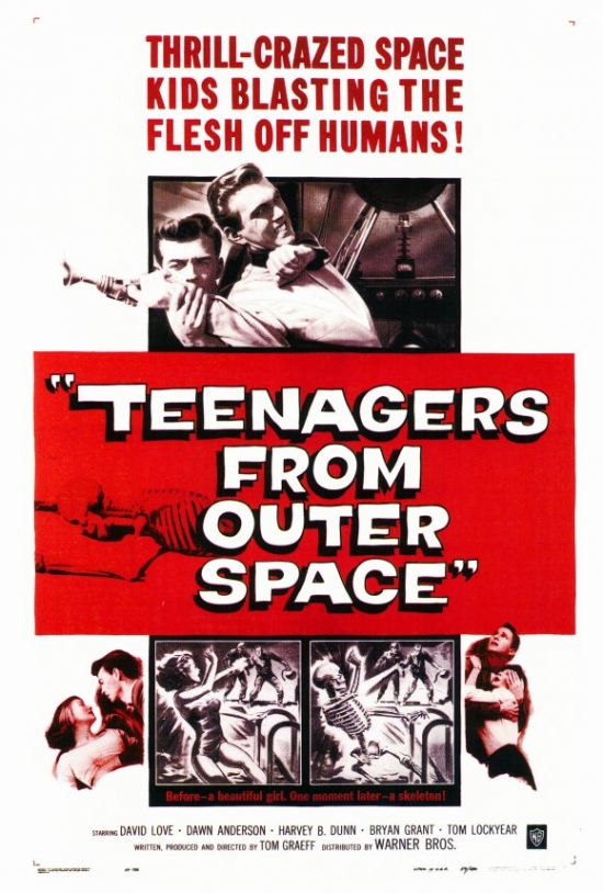 Teenagers From Outer Space Movie Poster - 27 x 40 in.